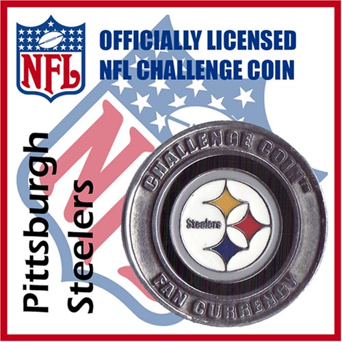Pittsburgh Steelers NFL Football Helmet Challenge Coin Poker Card Guard