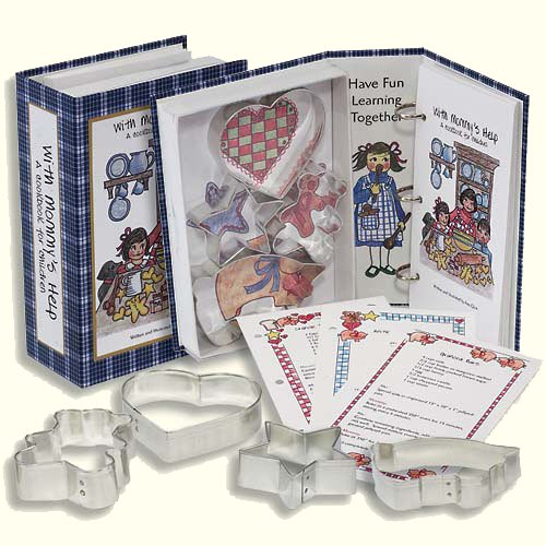 Ann Clark With Momma's Help Cookbook and Cookie Cutters