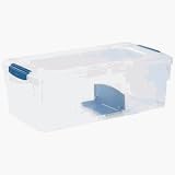 Rubbermaid 4487-L2-AQUAM Photo/Media Storage Box