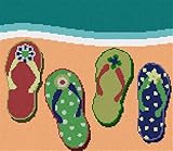 Flip Flops Needlepoint Canvas