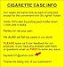 Cigarette Case Peace Signs Love Design Built on Lighter Holder box Kings 100's ryo
