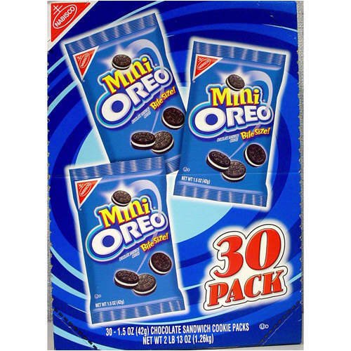 Nabisco Mini Oreo Cookies - 30 1.5 oz. packs by Nabisco