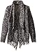 Derek Heart Big Girls' Long Sleeve Shawl Collar Cozy with Fringe Trim