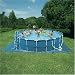 24' x 52 Metal-Frame Swimming Pool with Accessories