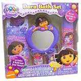 Dora the Explorer Bathing Beauty 6 Pcs Gift Set ( Mirror, Bath Foam, Lotion, Door Hanger, Comb, Shampoo )