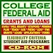 College Federal Aid: Grants and Loans, Your Ultimate Guide to Student Aid Programs including Pell Grants, Loans, Stafford, Perkins, FAFSA, PLUS, SMART, ACG, TEACH, Forms (CD-ROM)