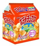 (お徳用ボックス) 湖池屋 ポテトチップス うすしおたべきり 5袋×6個