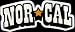 Nor Cal Logo with Map of California Printed Lightly in the Letters with Star - Sticke...
