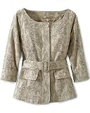 Review   / Snake-print suede jacket