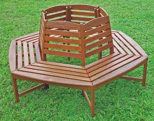 International Caravan Sectional Tree Trunk 6-ft. Wood Park Bench On Sale