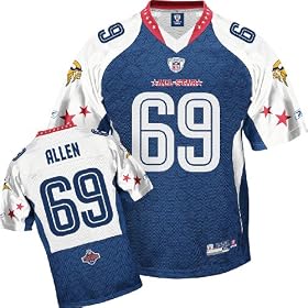 Reebok Minnesota Vikings Jared Allen 2010 Pro Bowl NFC Replica Jersey
