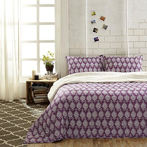 Priya Amethyst Queen Quilt Set