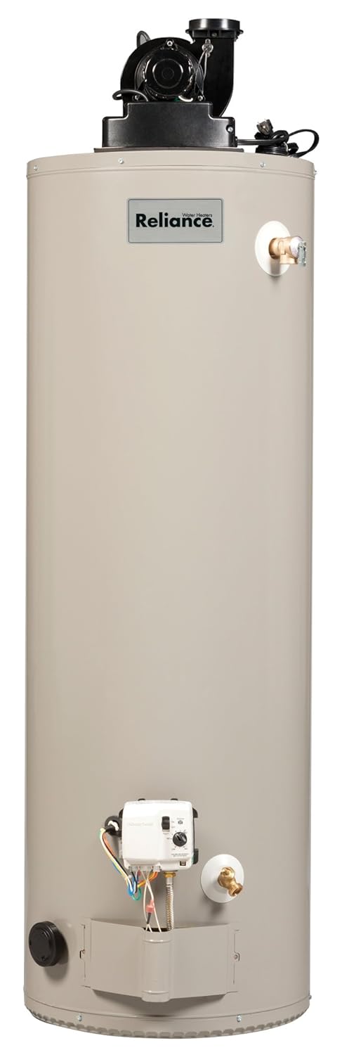Reliance 6 50 YTPDT 50-Gallon Power Vent DV Natural Gas Water ... Reliance 6 50 YTPDT 50-Gallon Power Vent DV Natural Gas Water ...