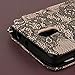 Lucid 3 Wallet Case, MPERO FLEX FLIP Wallet Cover for Lucid 3 VS876 - Black Lace