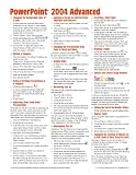 Mac PowerPoint 2004 Advanced Quick Reference Guide (Cheat Sheet of Instructions, Tips & Shortcuts - Laminated)