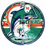 NFL Miami Dolphins 18-Inch High Definition Clock