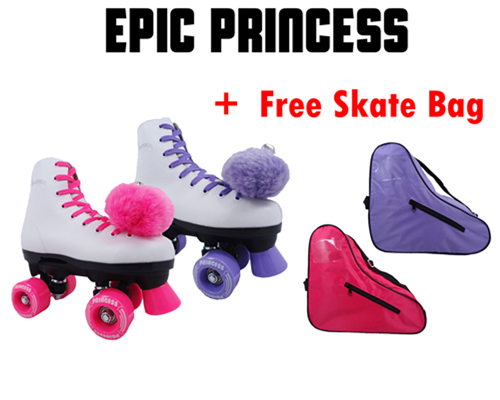 Epic Princess Kids Quad Roller Skates