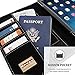Snugg Apple iPad Mini & iPad Mini 2 Case - Leather Smart Cover With Card Slots (Black)