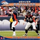 Denver Broncos 2008 Wall Calendar by John F. Turner
