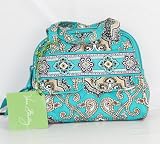 Vera Bradley Audrey Totally Turq Bag Handbag