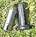 Cozyna Manual Coffee Grinder Ceramic Burr, Coffee Bean Grinder, Stainless Steel - Aeropress Compatible - Mini
