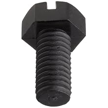 Metric Black Nylon 6/6 Slotted Hex Cap Screw, USA Made, M5 - 0.8, 8 mm Length, Fully Threaded (Pack of 100)