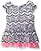 Little Lass Baby Girls' 2 Piece Capri Set Floral Zig Zag