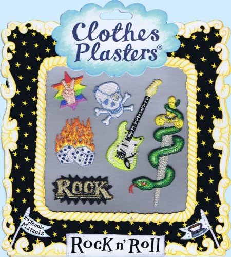 Rock Star Iron-on Clothes Patch Set