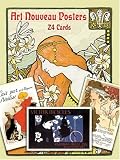 Art Nouveau Poster Postcards in Full Colour: 24 Ready-to-Mail Cards (Card Books)