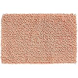 InterDesign Microfiber Frizz Bath Rug, 30 x 20-Inch, Light Coral