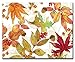 CounterArt Glass Cutting Board, 14-7/8 by 11-3/4-Inch, Autumn Colors