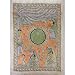 Antique Folk Art from India Organic Color Paintings (madht215)