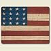 Kitchen & Housewares : Large Cutting Board ~ Grand Old US Flag ~ made of tempered glass ~ code 029