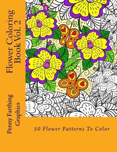 Flower Coloring Book Vol. 2
