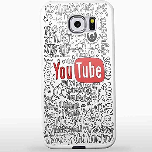 The Youtubers Collage Quotes for Iphone and Samsung Galaxy Case (Samsung S6 White)