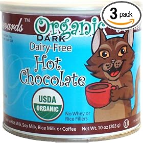 Boulevards Organic Dark Dairy-Free Hot Chocolate, 10-Ounce Cans (Pack of 3)