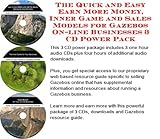 Books on Gazebo item: The Quick and Easy Earn More Money, Inner Game and Sales Models for Gazebos On-line Businesses 3 CD Power Pack