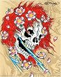 Ed Hardy - Mini Tattoo Poster (Redhead) (Size: 16" x 20")