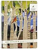 New Leaf Reborn Refuse 100% Recycled Paper Wirebound Notebook, 1 Subject, 80 Sheets, 8 x 10.5 Inches, Wide Ruled, Assorted Colors (4512430)