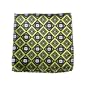100% Silk Woven Lime Patterned Large Pocket Square