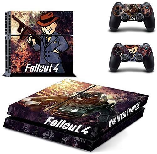 Fallout 4-Designer Skin for Sony PlayStation 4 Console System plus Two(2) Decals for: PS4 Dualshock Controller