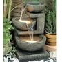 Alfresco Home Rocca Resin Fountain, Brown