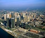 Downtown Detroit, Michigan by Jim Wark,24 in. x 20 in.