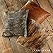 ecowhides Brindle Cowhide Pillow Cow Hide Skin