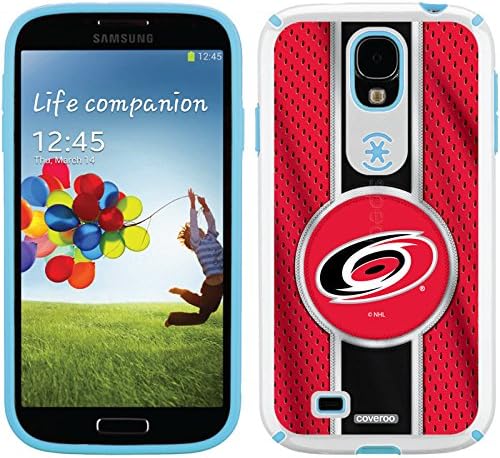 Carolina Hurricanes® - Jersey Stripe design on a White Samsung Galaxy S4 CandyShell Case by Speck