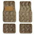 Leopard Animal Print Auto Floor Mat 4 pcs