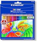 Staedtler Noris Club 144 NC24 Colouring Pencils - Assorted Colours (Pack of 24)