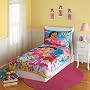 Dora The Explorer 4 Piece Satin Toddler Bedding Set
