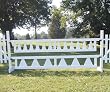 Large Triangle Picket Gate Wood Horse Jumps 12ft
