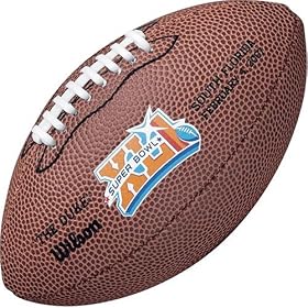 <b>Wilson Super Bowl XLI Micro Mini Size Genuine Leather Replica Football</b>